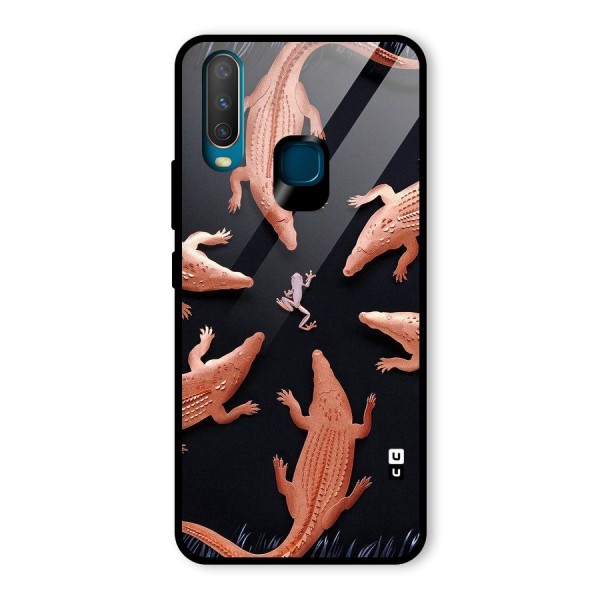 Brave Frog Glass Back Case for Vivo Y12