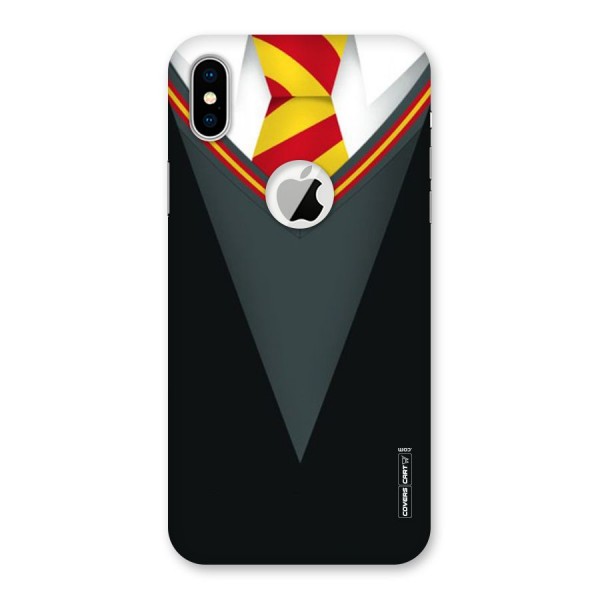 Brave Heart Back Case for iPhone XS Logo Cut