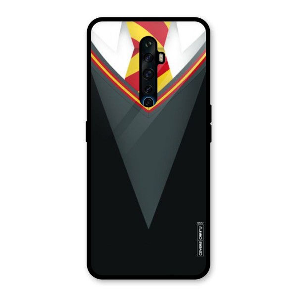 Brave Heart Glass Back Case for Oppo Reno2 Z