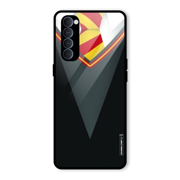 Brave Heart Glass Back Case for Oppo Reno4 Pro