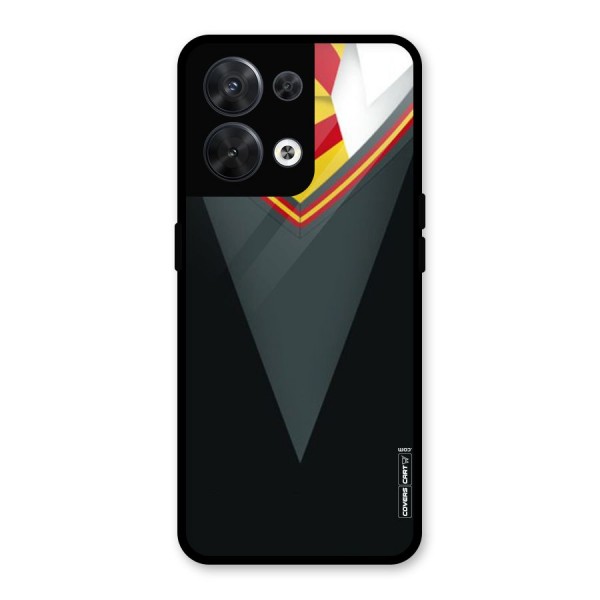 Brave Heart Glass Back Case for Oppo Reno8 5G