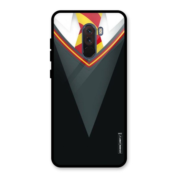 Brave Heart Glass Back Case for Poco F1