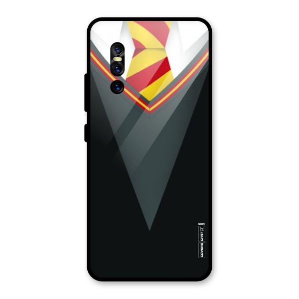 Brave Heart Glass Back Case for Vivo V15 Pro