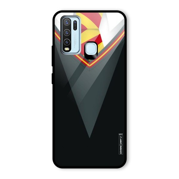 Brave Heart Glass Back Case for Vivo Y30