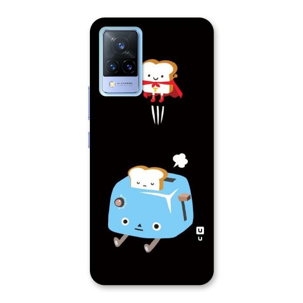 Bread Toast Back Case for Vivo V21 5G