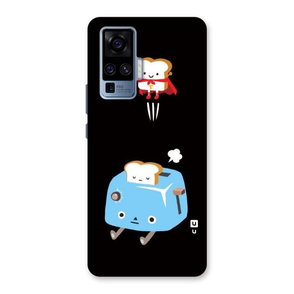 Bread Toast Back Case for Vivo X50 Pro