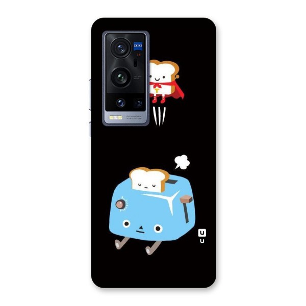 Bread Toast Back Case for Vivo X60 Pro Plus