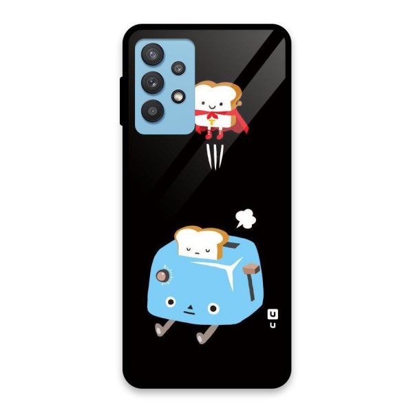 Bread Toast Glass Back Case for Galaxy M32 5G