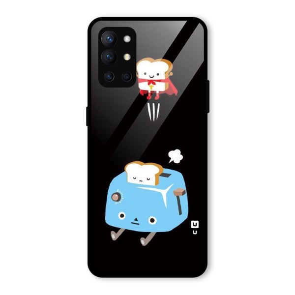 Bread Toast Glass Back Case for OnePlus 9R