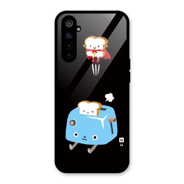 Bread Toast Glass Back Case for Realme 6