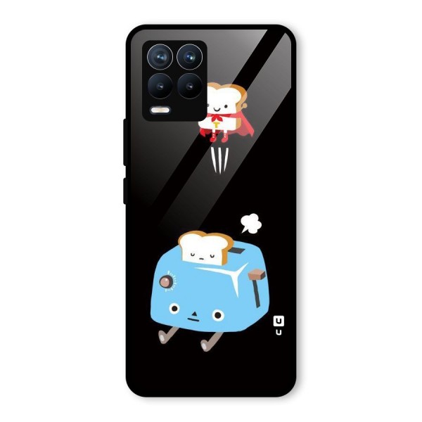 Bread Toast Glass Back Case for Realme 8 Pro