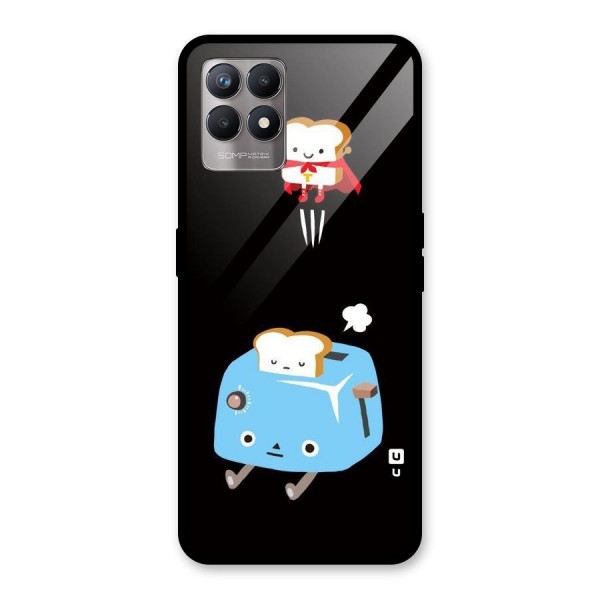 Bread Toast Glass Back Case for Realme 8i