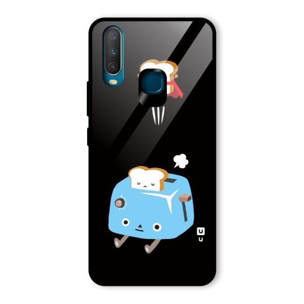 Bread Toast Glass Back Case for Vivo Y12