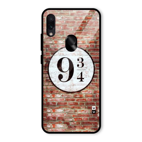 Brick Bang Glass Back Case for Redmi Note 7