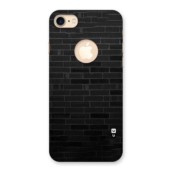 Brick Wall Back Case for iPhone 8 Logo Cut