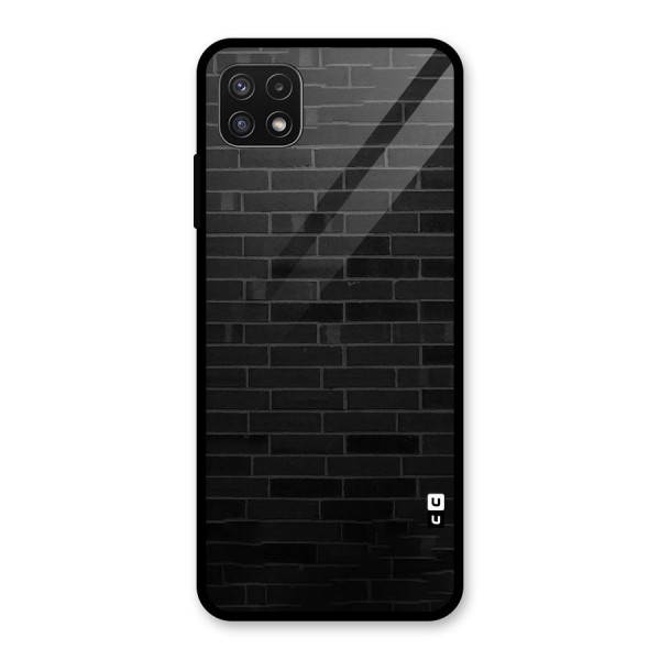 Brick Wall Glass Back Case for Galaxy A22 5G