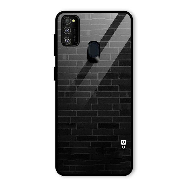 Brick Wall Glass Back Case for Galaxy M21