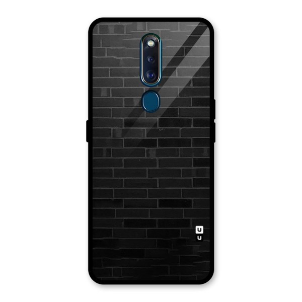 Brick Wall Glass Back Case for Oppo F11 Pro