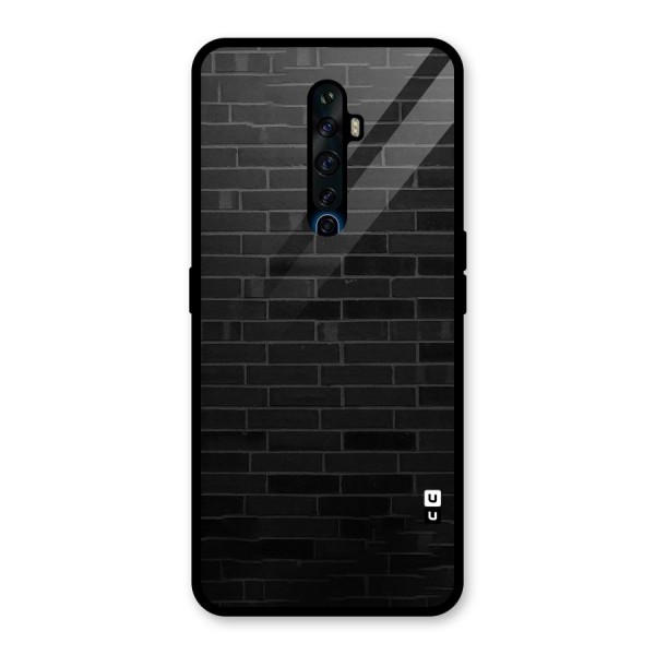 Brick Wall Glass Back Case for Oppo Reno2 Z