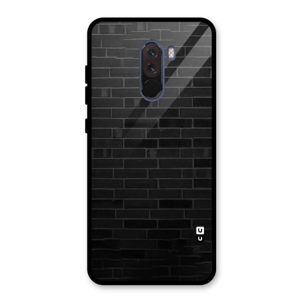 Brick Wall Glass Back Case for Poco F1