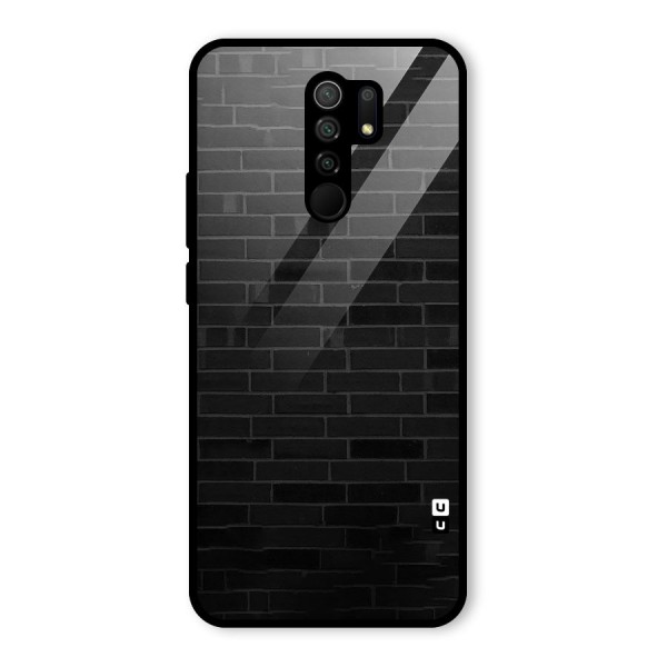 Brick Wall Glass Back Case for Redmi 9 Prime