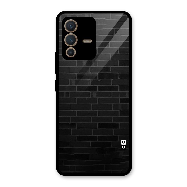 Brick Wall Glass Back Case for Vivo V23 5G