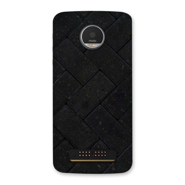 Bricks Pattern Back Case for Moto Z Play