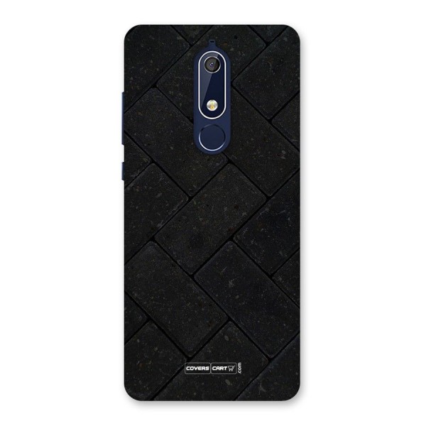 Bricks Pattern Back Case for Nokia 5.1