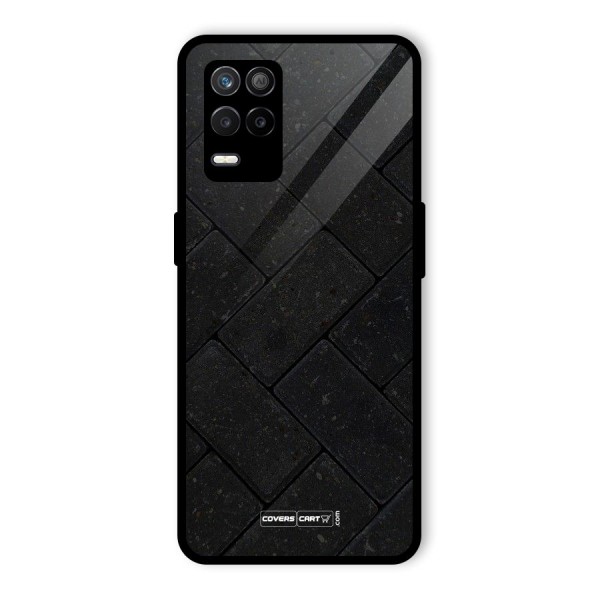 Bricks Pattern Glass Back Case for Realme 9 5G