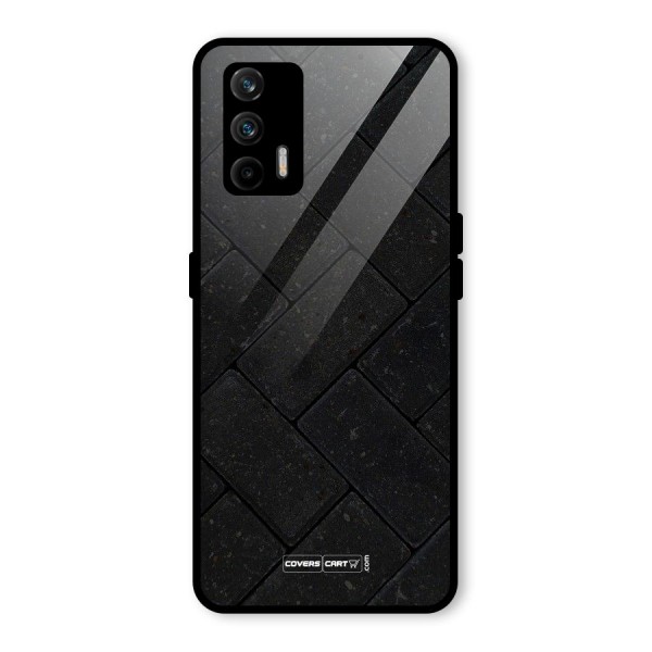 Bricks Pattern Glass Back Case for Realme GT 5G