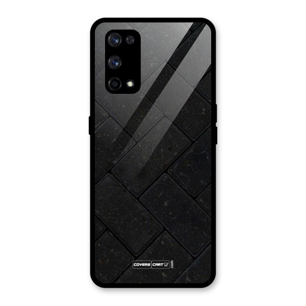 Bricks Pattern Glass Back Case for Realme X7 Pro