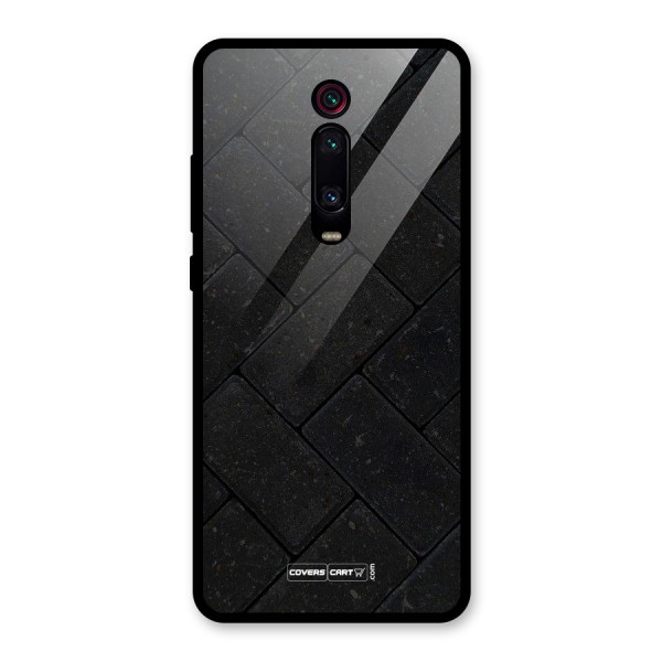 Bricks Pattern Glass Back Case for Redmi K20 Pro