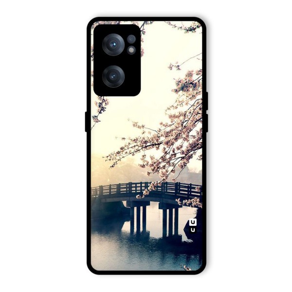 Bridge Blossom Glass Back Case for OnePlus Nord CE 2 5G