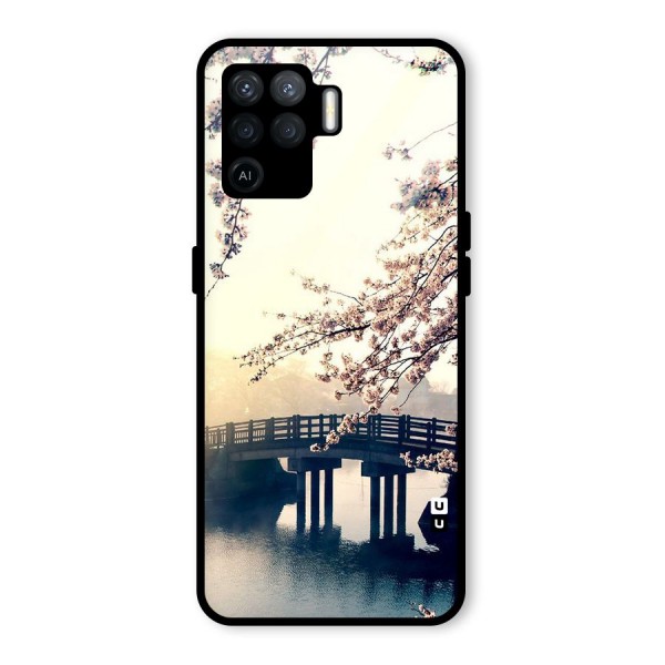 Bridge Blossom Glass Back Case for Oppo F19 Pro