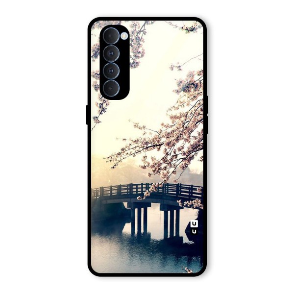 Bridge Blossom Glass Back Case for Oppo Reno4 Pro