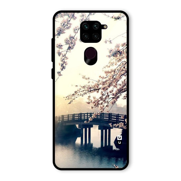 Bridge Blossom Glass Back Case for Redmi Note 9