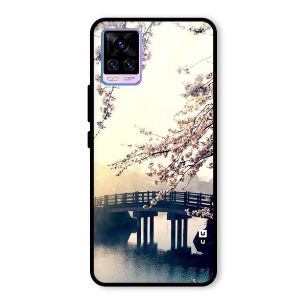 Bridge Blossom Glass Back Case for Vivo V20 Pro