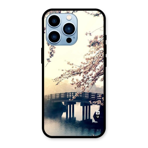 Bridge Blossom Glass Back Case for iPhone 13 Pro