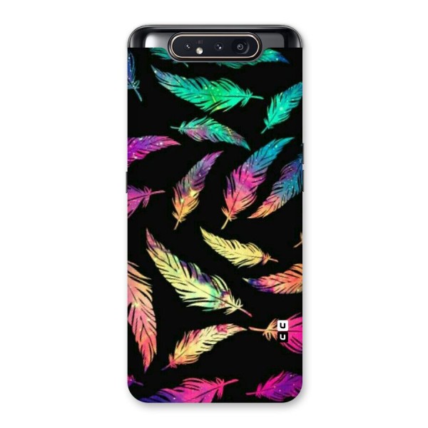 Bright Feathers Back Case for Galaxy A80