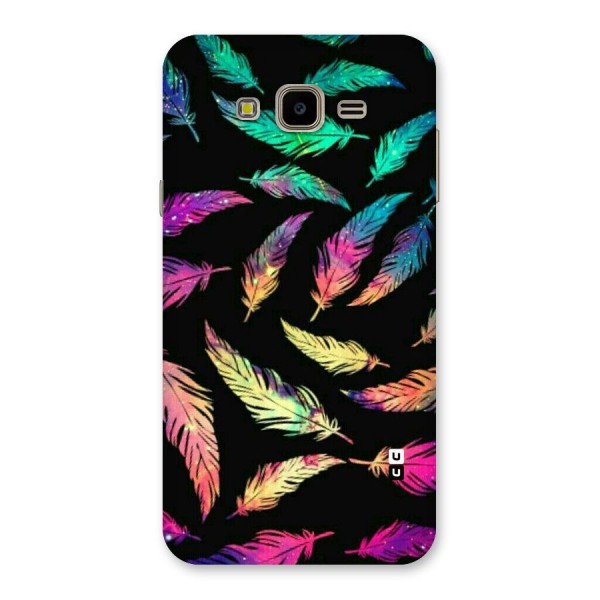 Bright Feathers Back Case for Galaxy J7 Nxt