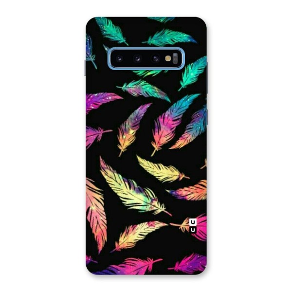 Bright Feathers Back Case for Galaxy S10 Plus