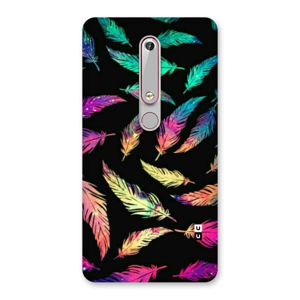 Bright Feathers Back Case for Nokia 6.1