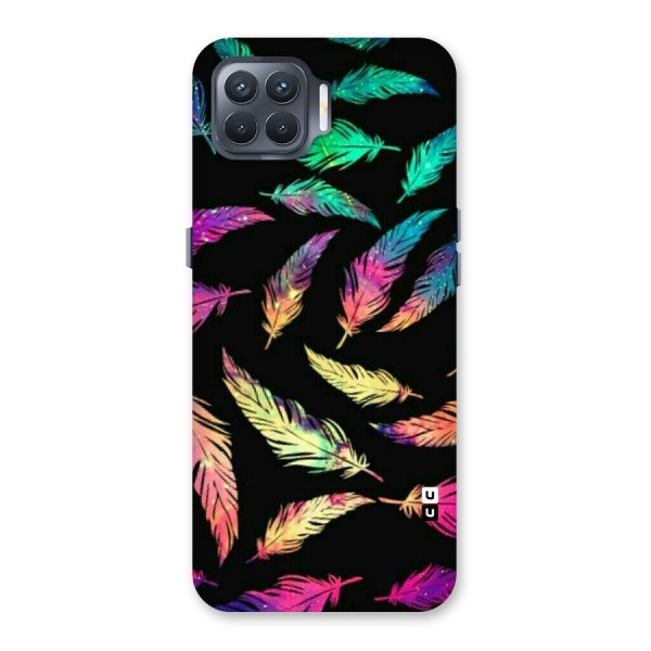 Bright Feathers Back Case for Oppo F17 Pro