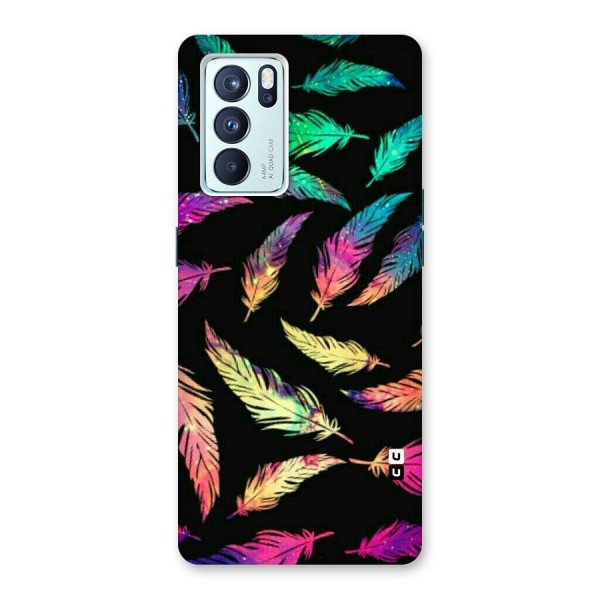 Bright Feathers Back Case for Oppo Reno6 Pro 5G