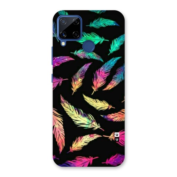 Bright Feathers Back Case for Realme C15