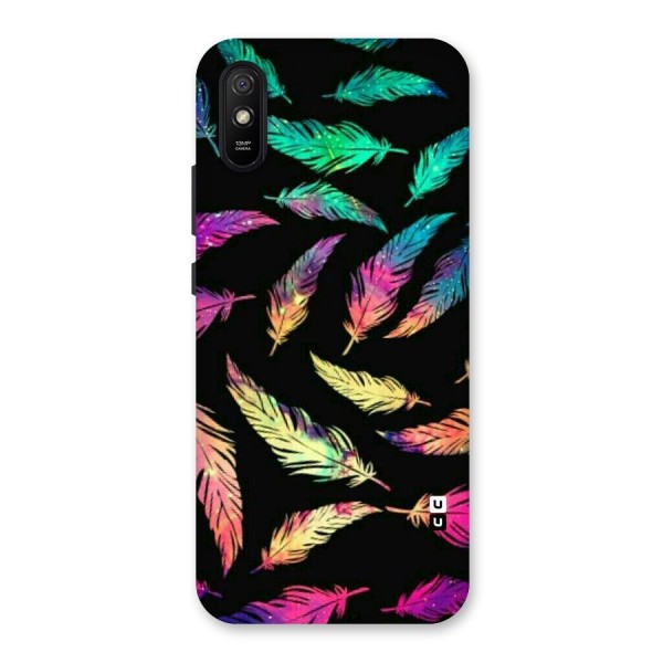 Bright Feathers Back Case for Redmi 9i