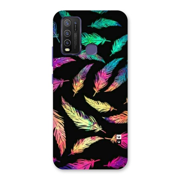 Bright Feathers Back Case for Vivo Y30