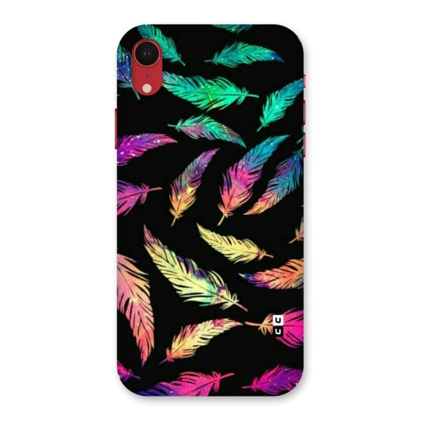 Bright Feathers Back Case for iPhone XR