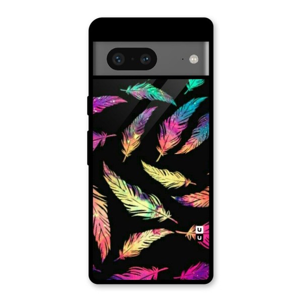 Bright Feathers Glass Back Case for Google Pixel 7