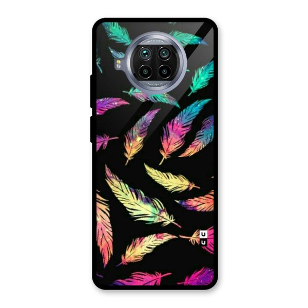 Bright Feathers Glass Back Case for Mi 10i